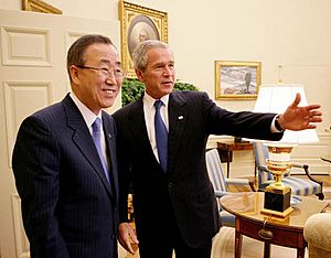 Ban Ki-moon Bush