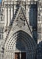 Barcelone - Cathédrale - Portail principal