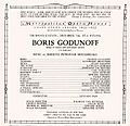 Boris Godunoff at Metropolitan Opera NY Dec 7, 1922