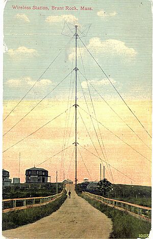 Brant rock radio tower 1910