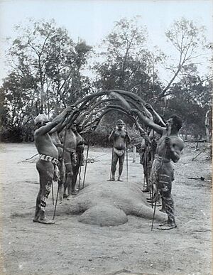 Charles Kerry - An Aboriginal Bora Ceremony, 1898