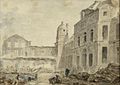 Démolition du Château-Vieux de Meudon 1804 Hubert Robert
