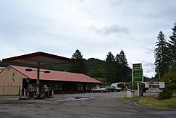 Store and gas station in Deadwood