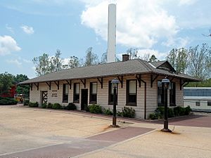 Decatur Train Station in Decatur, Arkansas