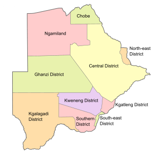Districts of Botswana (image map).svg