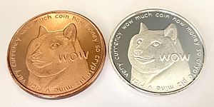 Dogecoin ShibeMint Physical Coins (cropped)