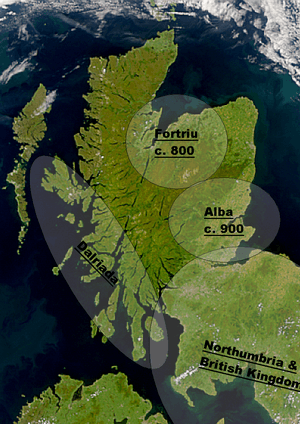 Early Medieval Scotland areas