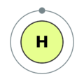 Electron shell 001 Hydrogen (diatomic nonmetal) - no label
