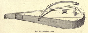 Eskimo fiddle Turner 1894 p259