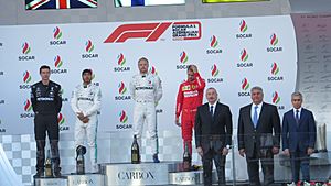 F1 Azerbaijan Grand Prix 2019 podium