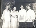 Ferdinand and Imelda Marcos with the Nixons