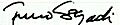 Firma de Francisco Sagasti