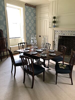 Formal dining room inside Van Cortlandt House Museum