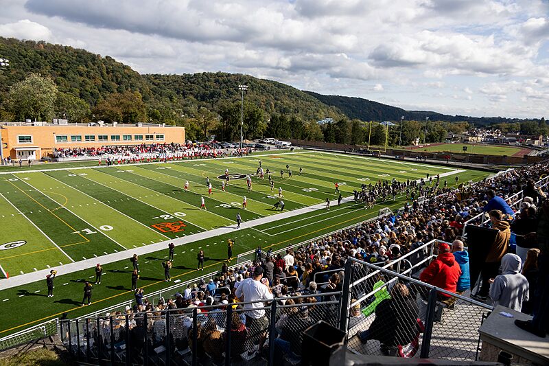 Geneva College Reeves Stadium stands