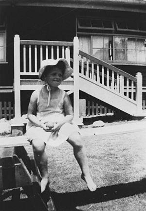 Girl at the Rosalie Kindergarten, circa 1945