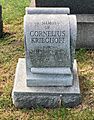 Grave of Cornelius David Krieghoff (1815–1872) at Graceland Cemetery, Chicago