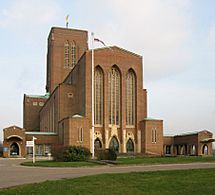 exterior of Guildford Cathedral