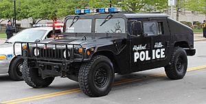Highland Hills, Ohio - police vehicle