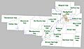Hot Spring County Arkansas 2010 Township Map large