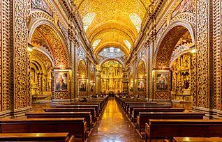 Iglesia de La Compañía, Quito, Ecuador, 2015-07-22, DD 149-151 HDR