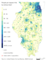 Illinois 2020 Population Density