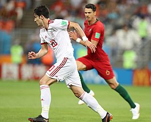 Iran and Portugal match at the FIFA World Cup 2018 11