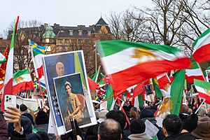 Iran protest in Gothenburg 2026-01-17 17