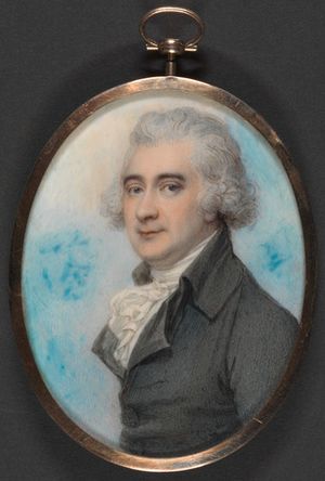 James Hope, 3rd Earl of Hopetoun - Watercolor by Richard Cosway