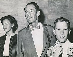 Jane Fonda & Henry Fonda & Peter Fonda, 1950s