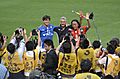 Kazu Miura, Roberto Baggio and Tsuyoshi Kitazawa