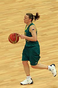 Kristi Harrower - London 2012 Olympics Womens Basketball (Australia v Russia).jpg