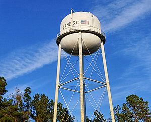 Water tower in Lane, SC