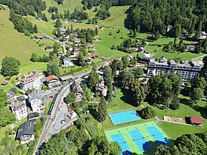 Les Avants (Commune de Montreux) - aerial shot (summer 2024)