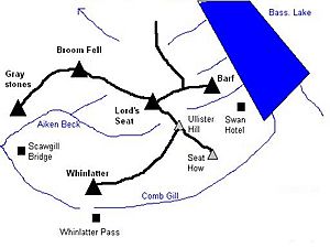 Lords Seat sketch map