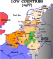 Map Burgundian Netherlands 1477-en