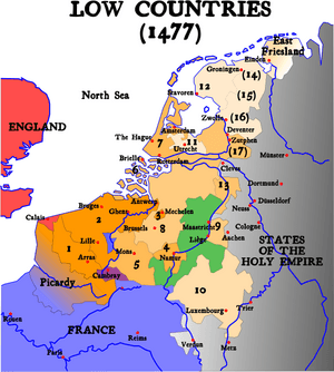 Map Burgundian Netherlands 1477-en