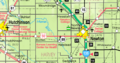 Map of Harvey Co, Ks, USA