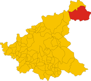 Map of comune of Amatrice (province of Rieti, region Lazio, Italy).svg