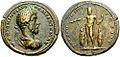 Marcus Aurelius, AE medallion, AD 168, Gnecchi II 52