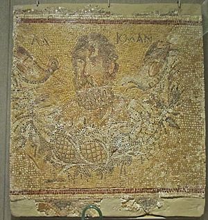 Mosaic Portrait of the Poet Alcman