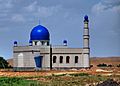 Mosque under construction in Kyrgyzstan