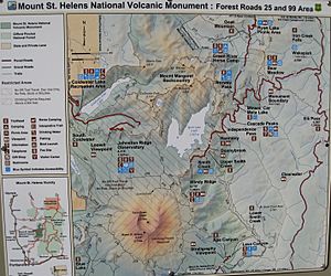 Mount St. Helens map - Flickr - brewbooks