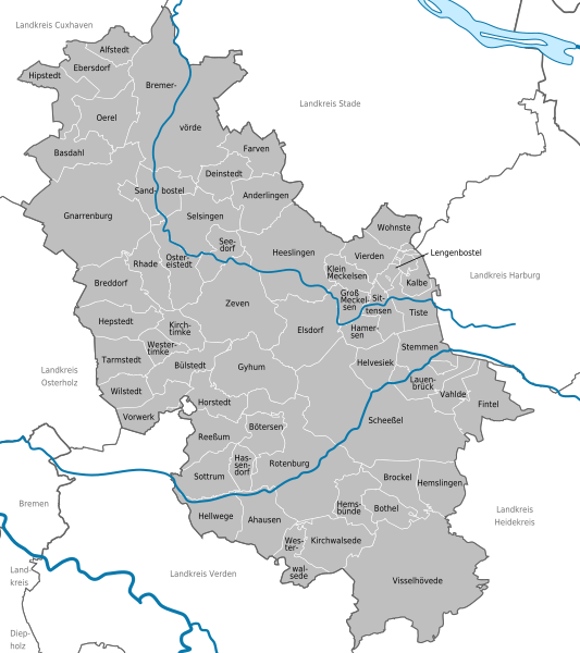 Municipalities in ROW