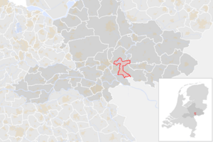 NL - locator map municipality code GM0299 (2016)