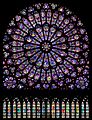 North rose window of Notre-Dame de Paris, Aug 2010