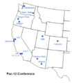 Pac-12 Map