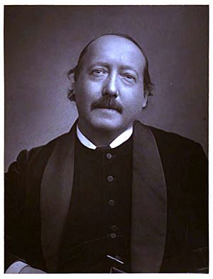 Photograph of William Davenport Adams (1851-1904) by Alfred Ellis, 20 Upper Baker Street, London