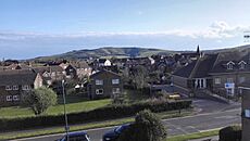 Polgate Station view of Combe Hill on Horizon - geograph.org.uk - 4919888