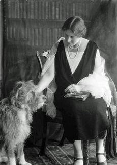Portrait of Muriel Baker (née Powell) by Lafayette Studio, 1928