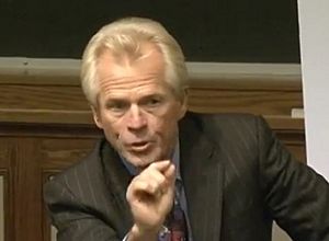 Professor Peter Navarro of the Business School at University of California, Irvine talks his work "Death by China" and how China cheats in the world trade system @ University of Michigan-4